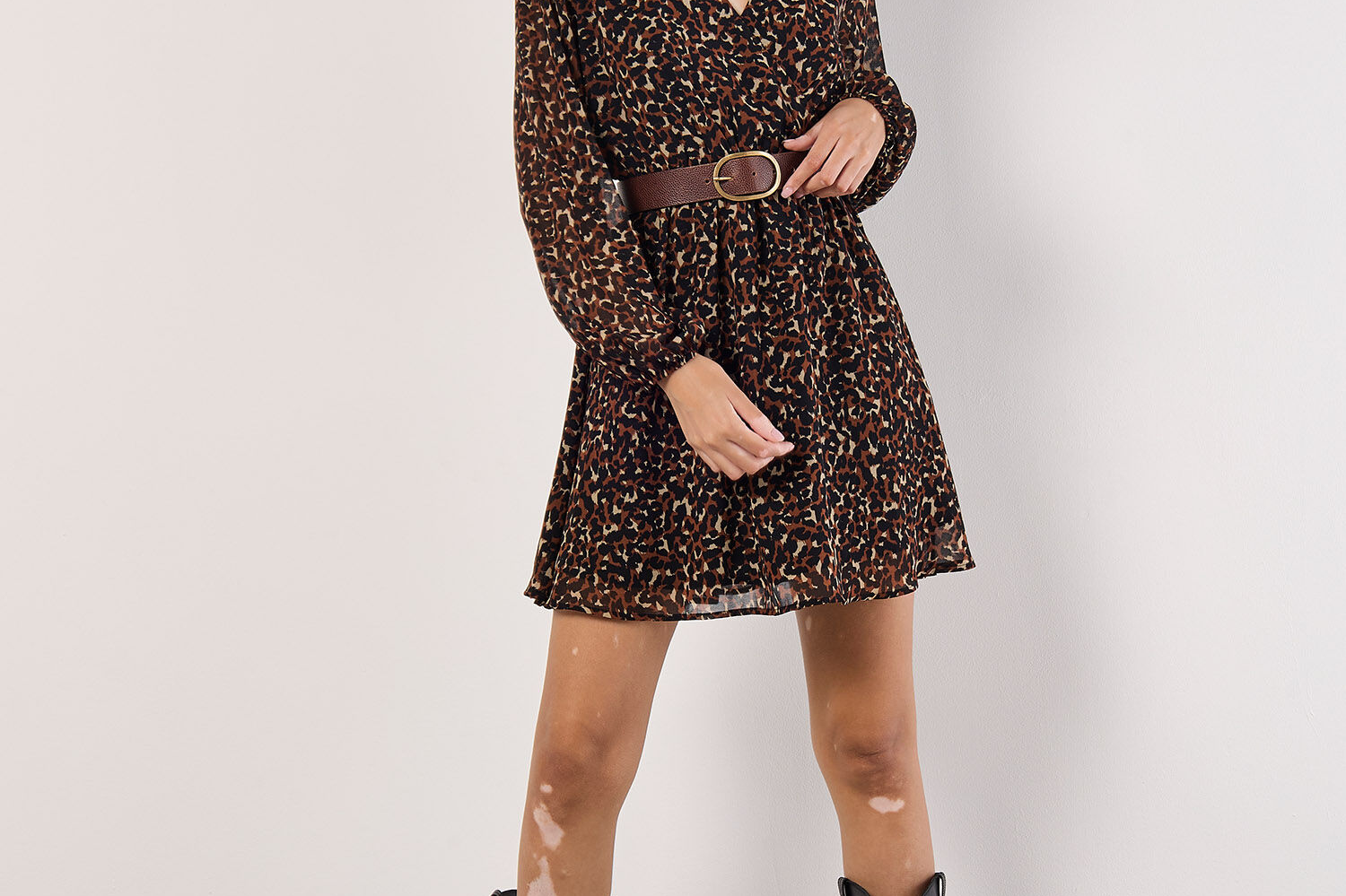 Leo Wrap Mini Dress