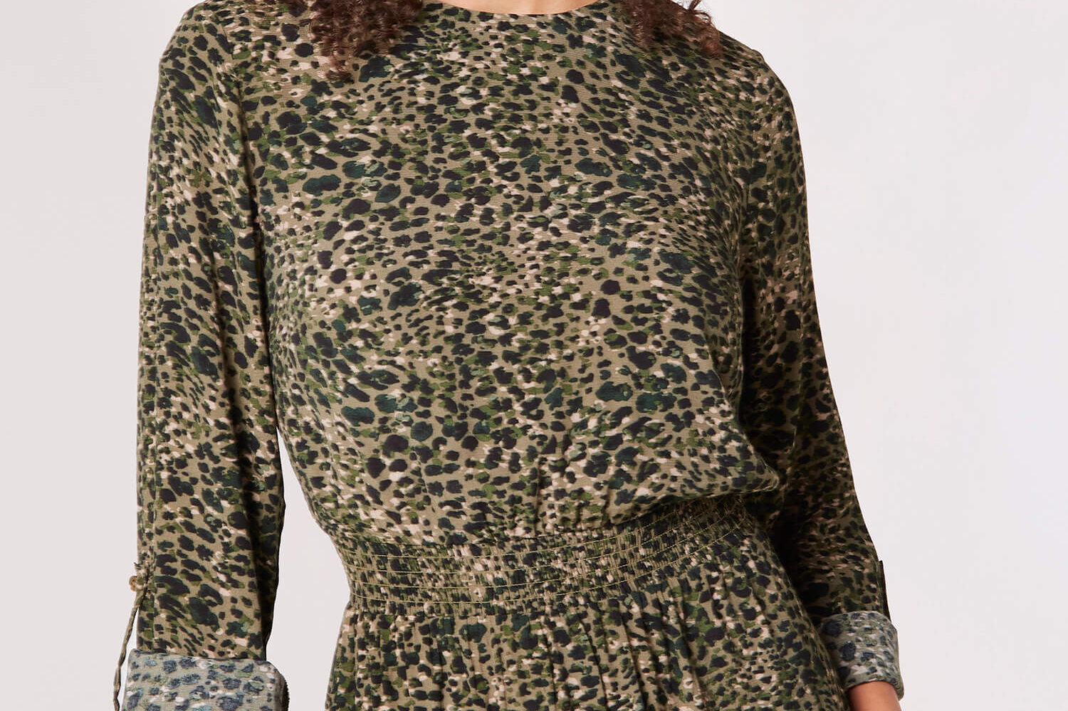 Khaki Haven Leopard Dress ZI LIFE Khaki Haven Leopard Dress ZI LIFE