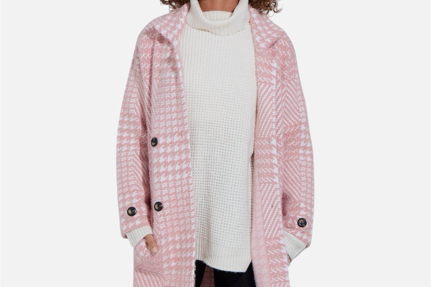 Pink & White HT Coat