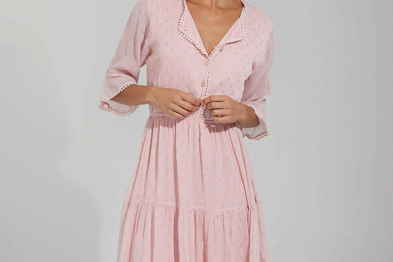 Sparkling Pink Blush Dress