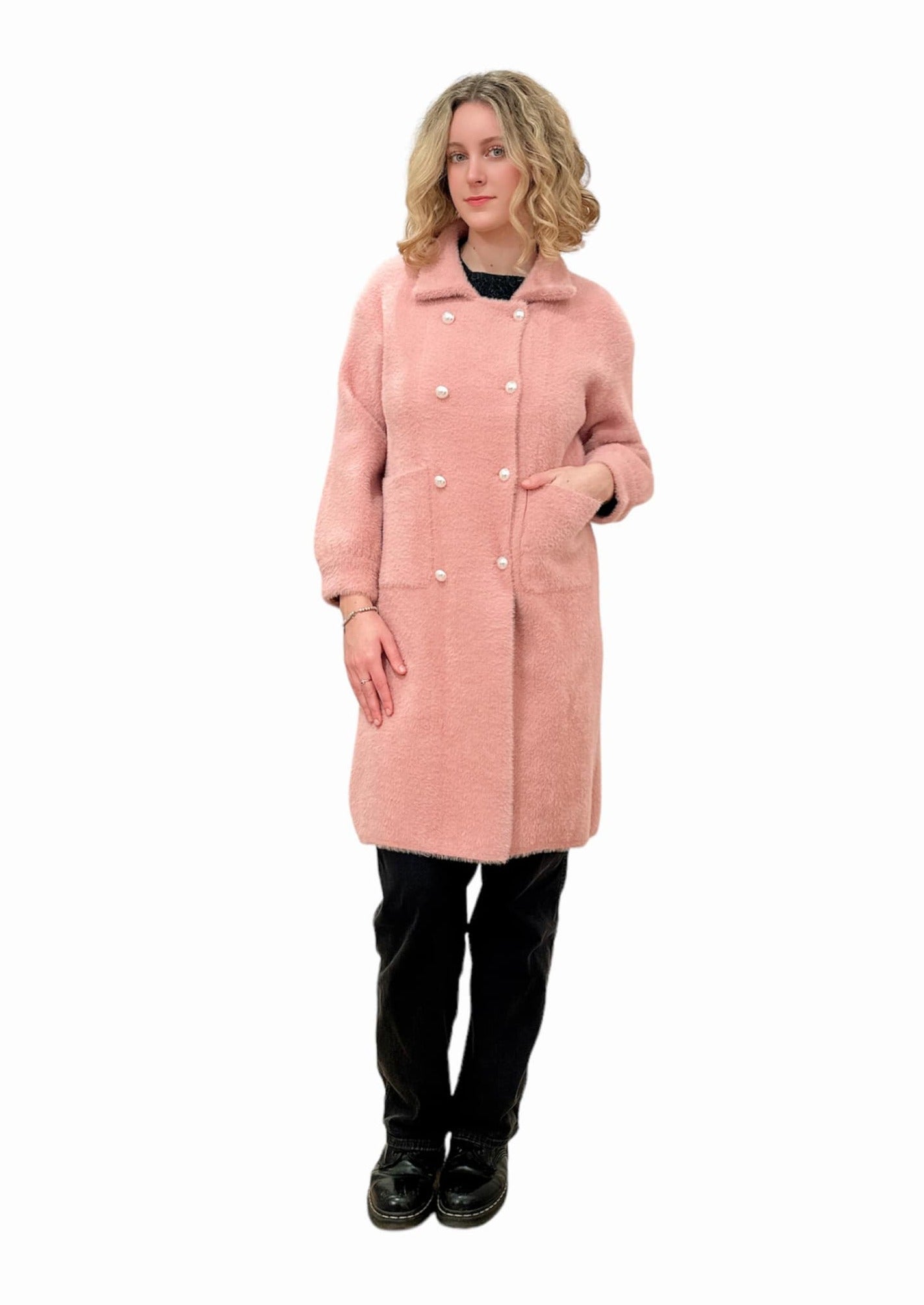 Dusky pink coat online